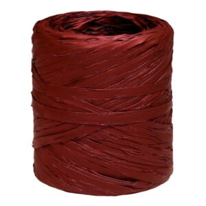 Rafia włoska bordowa - R81