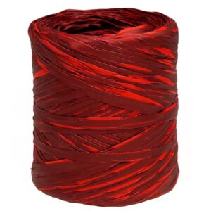 Rafia włoska bordowo-czerwona - R200
