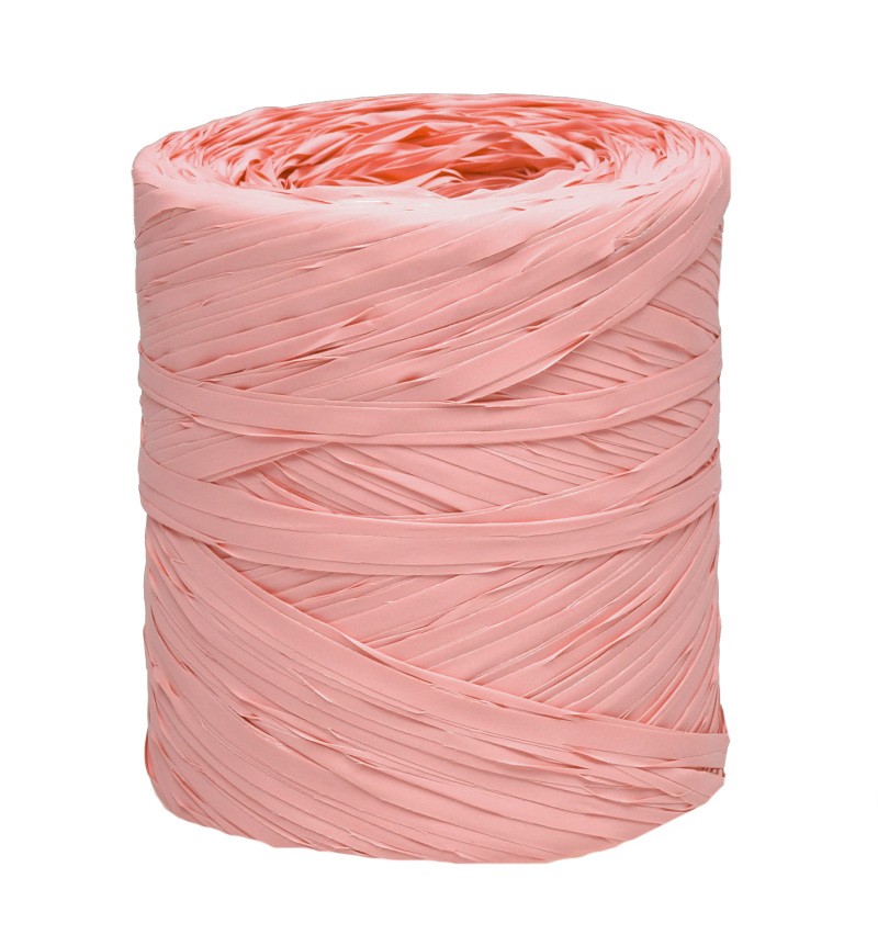 Rafia włoska różowa jasna - R12