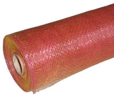 Siatka plastikowa 50 cm x 10y - 13 Bordowy gold