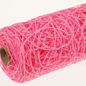 Siatka dekoracyjna 50 cm x 5y - Różowy
