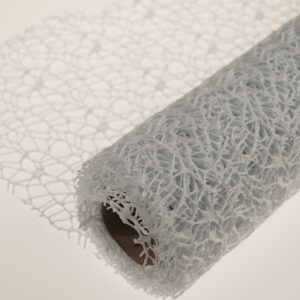 Siatka koronka plastikowa 48 cm x 5y - Jasnobłękitny