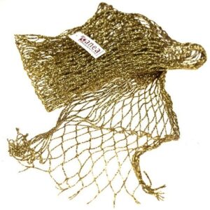 Siatka złota z brokatem - 2 m