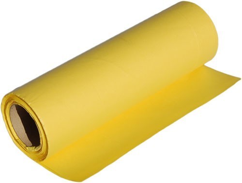 Papier dekoracyjny 25 cm x 20 m - Żółty