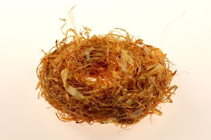 Drucik opleciony rafią | Kolor pomarańczowy