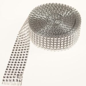 Taśma- wstążka diamentowa 5 y | Srebrny