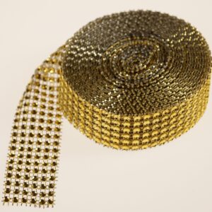 Taśma- wstążka diamentowa 5 y | Złoty