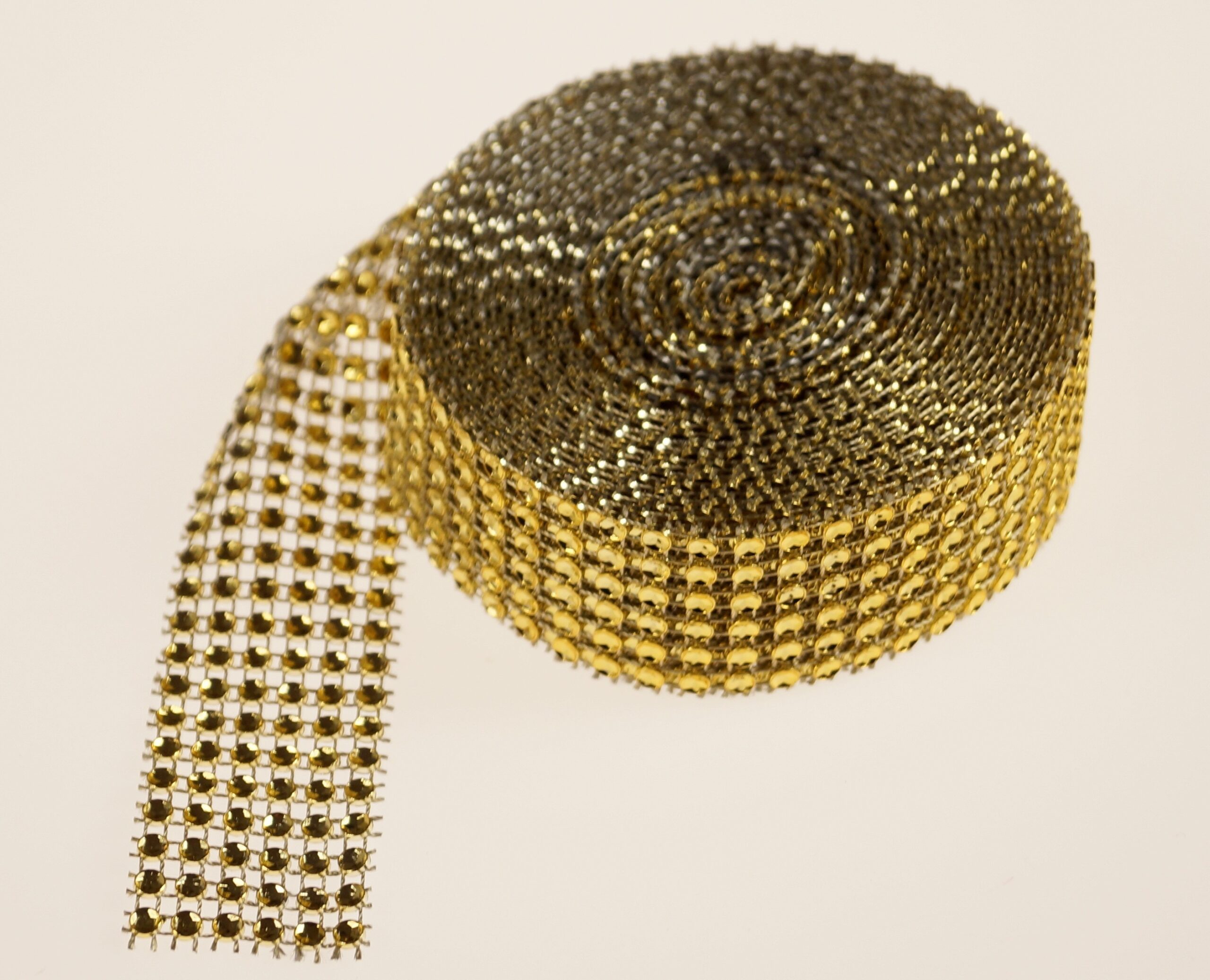 Taśma- wstążka diamentowa 5 y | Złoty