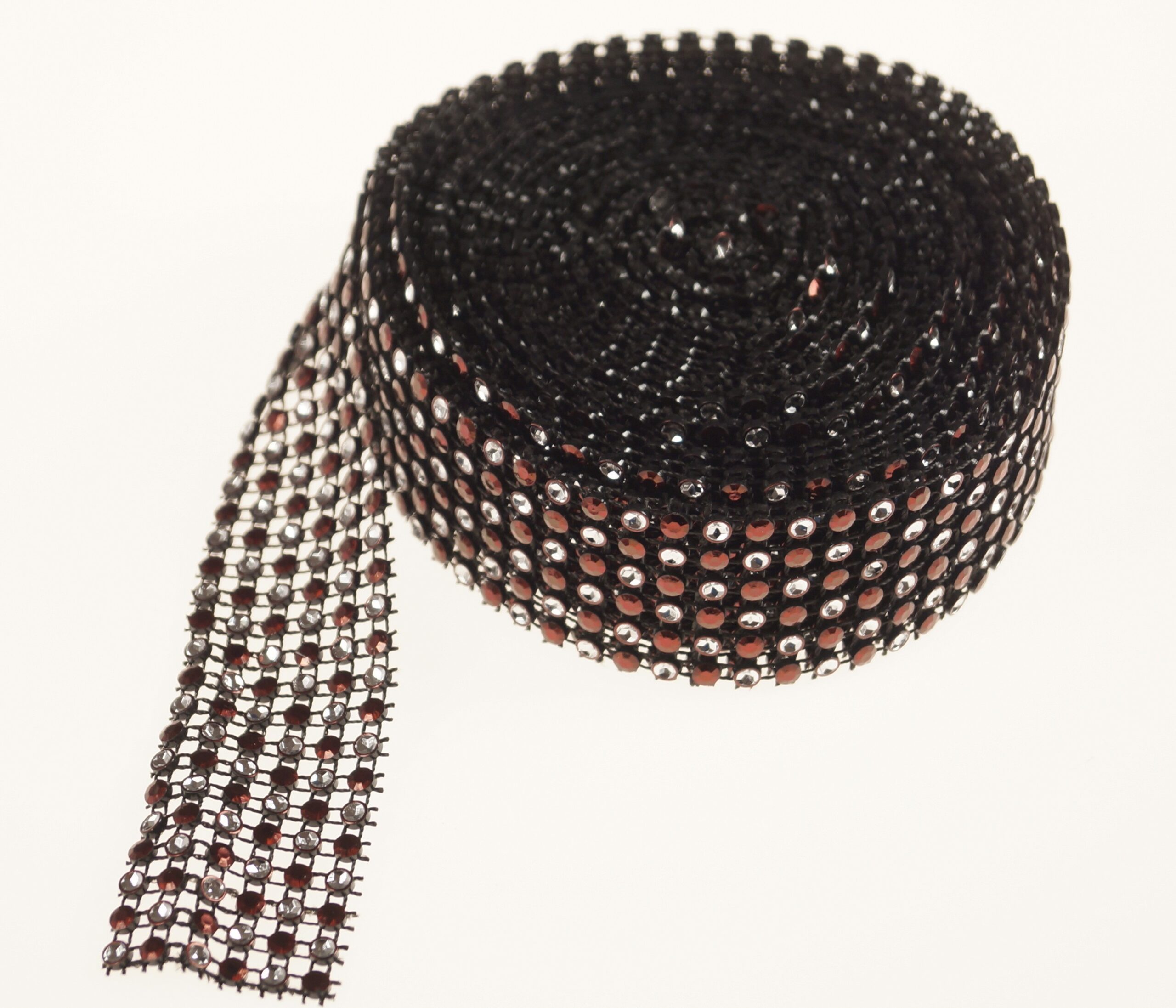 Taśma- wstążka diamentowa 5 y | Bordowy