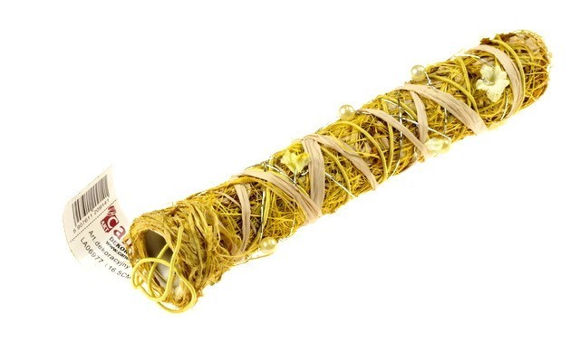 Fiolka - 16,5 cm | Kolor żółty