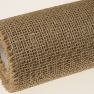 Tkanina jutowa - 50 cm x 5 m | Kolor brązowy