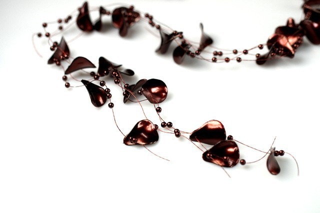 Płatki ozdobne - 130 cm - Bordowe - 5 szt./op.