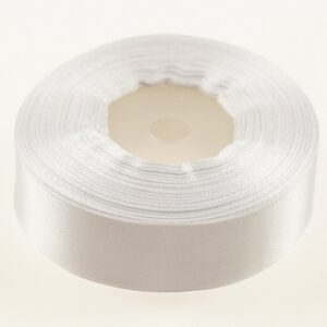 Wstążka satynowa 25mm x 32m | Biały