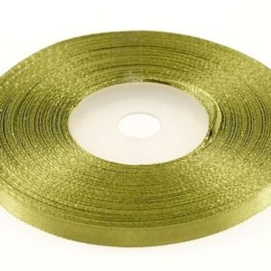 Wstążka satynowa 6mm x 32m | Oliwkowy