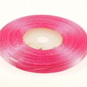 Wstążka satynowa 6mm x 32m | Różowy