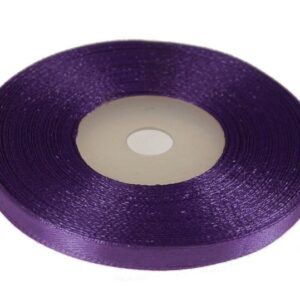 Wstążka satynowa 6mm x 32m | Fioletowy