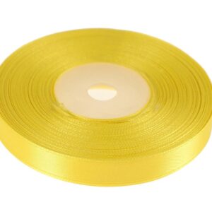 Wstążka satynowa 12mm x 32m | Żółty