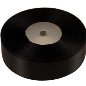 Wstążka satynowa 25mm x 32m |Czarny