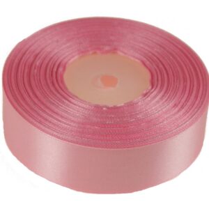 Wstążka satynowa 25mm x 32m | Różowy jasny