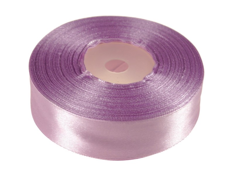 Wstążka satynowa 25mm x 32m | Fioletowy jasny