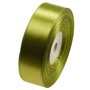 Wstążka satynowa 25mm x 32m | Oliwkowy