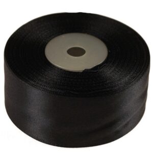 Wstążka satynowa 38 mm x 32 m |Czarny