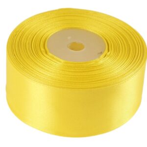 Wstążka satynowa 38 mm x 32 m | Żółty