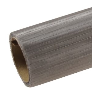 Organza w prążki 36 cm x 4,5 m | Kolor szary
