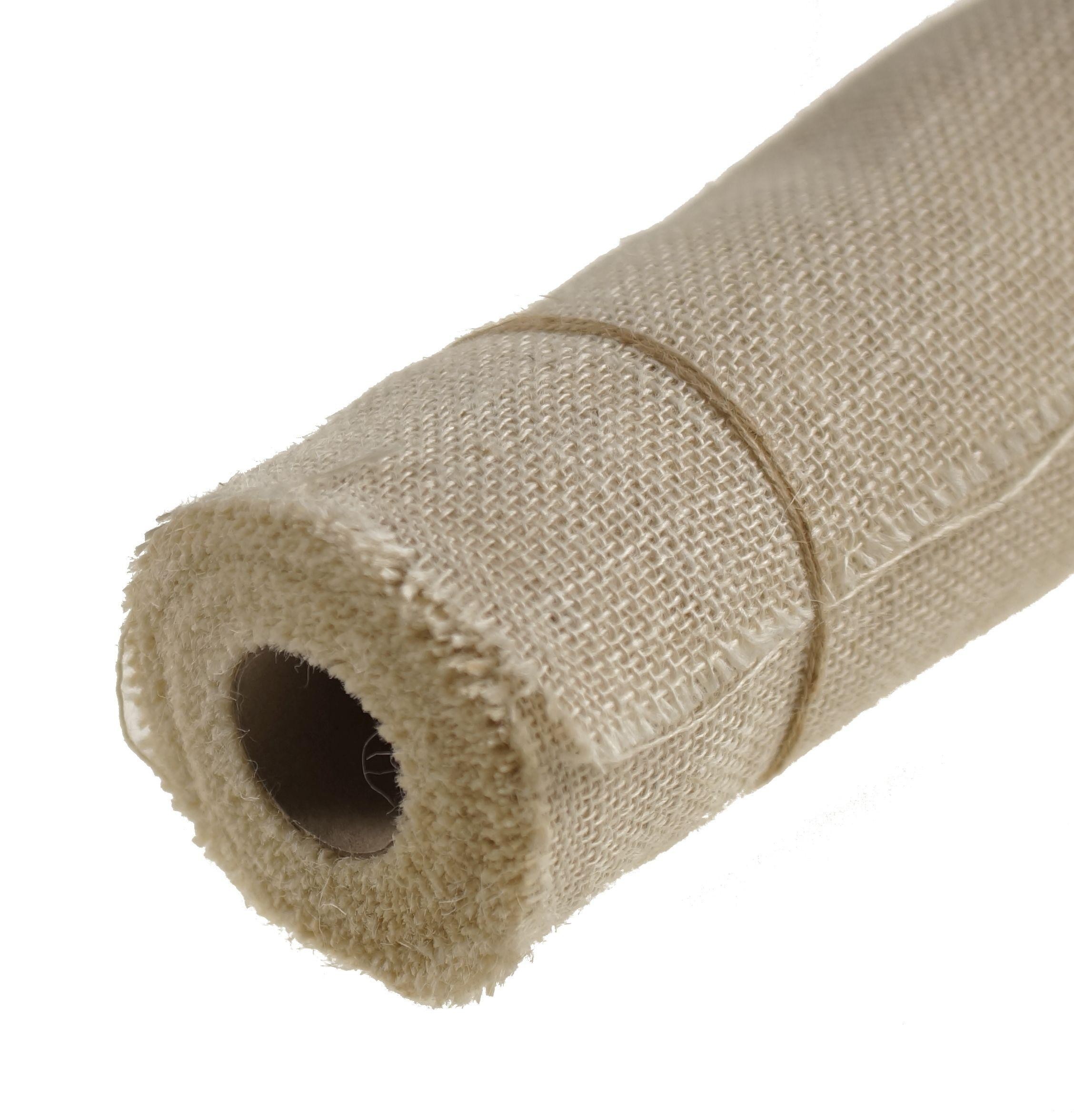 Materiał jutowy - 50 cm x 5 m | Kolor ekri