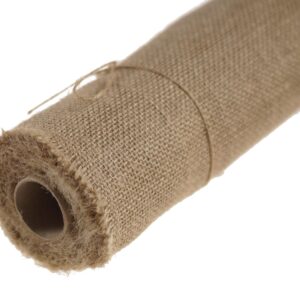 Materiał jutowy - 50 cm x 5 m | Kolor brązowy