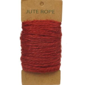 Sznurek jutowy-kolor czerwony
