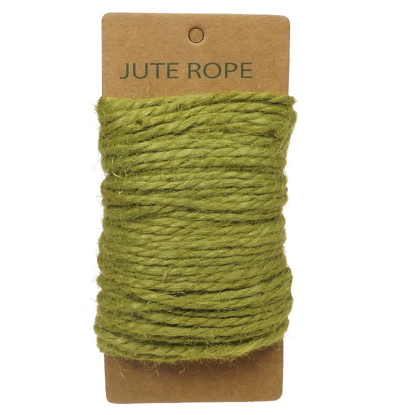 Sznurek jutowy - zielony
