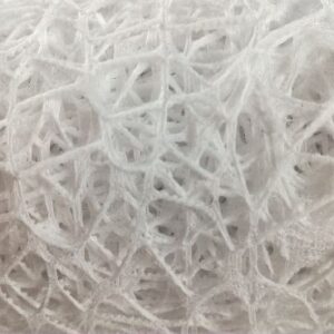 Siatka koronka plastikowa 48 cm x 5y - Biały