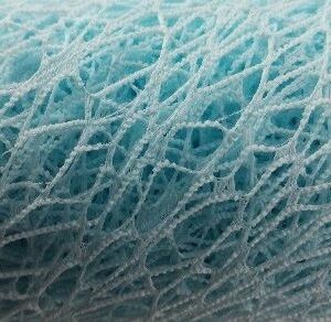 Siatka koronka plastikowa 48 cm x 5y - Jasny niebieski