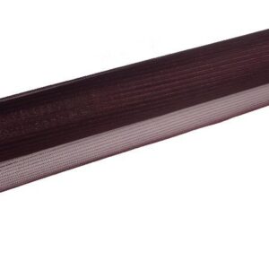 Organza prążkowana- bordowa