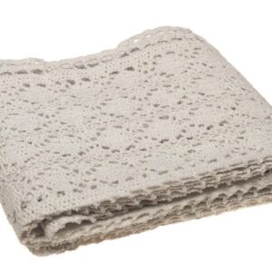 Bieżnik koronkowy - biały