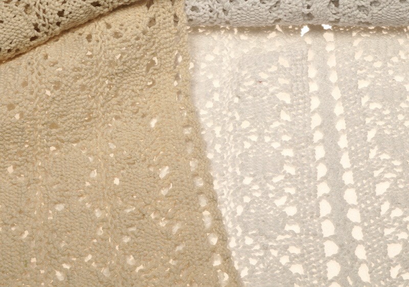 Bieżnik koronkowy - biały