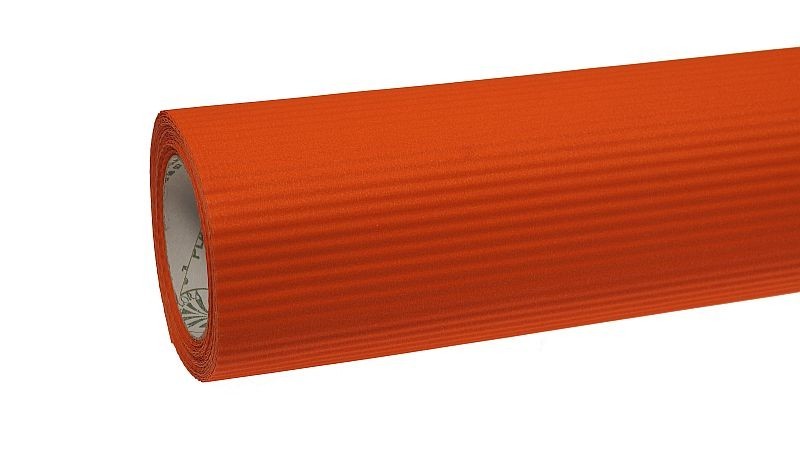 Papier karbowany - pomarańczowy