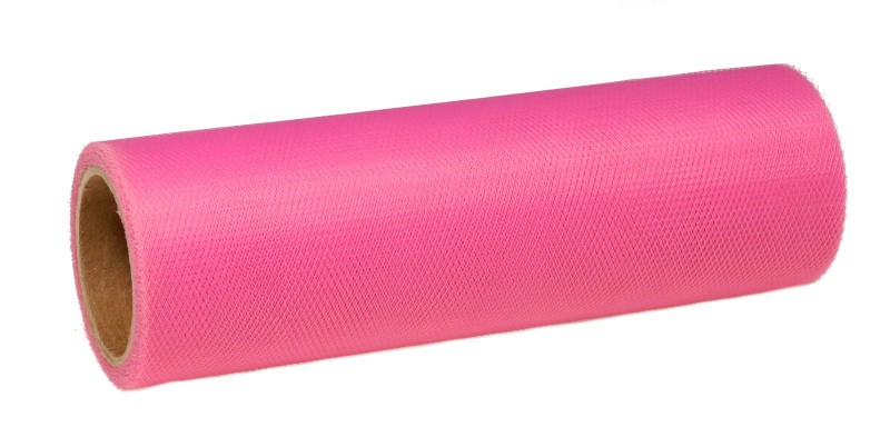 Tiul 17 cm - różowy