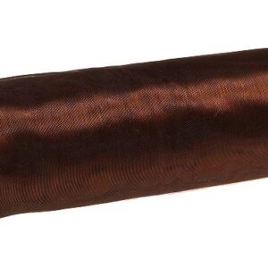 Organza 36 cm x 9 m | - brązowa