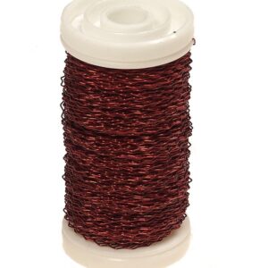 Drucik florystyczny karbowany - czerwony