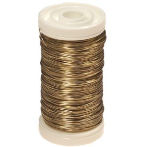 Drucik florystyczny gładki - złoty