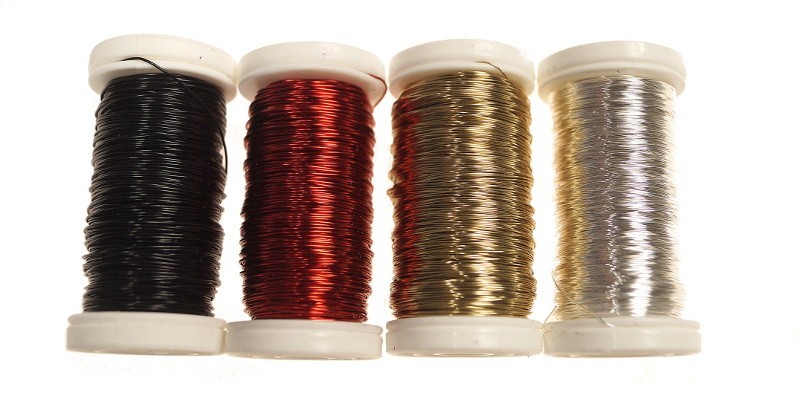 Drucik florystyczny gładki - czerwony