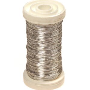 Drucik florystyczny gładki - srebrny