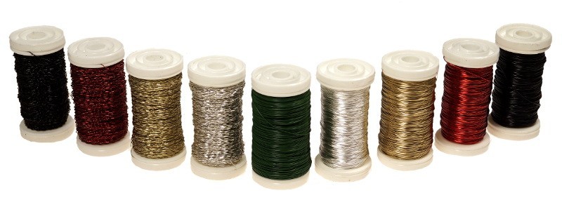 Drucik florystyczny gładki - czarny