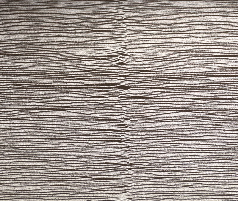 Papier metalizowany w paski - czarny