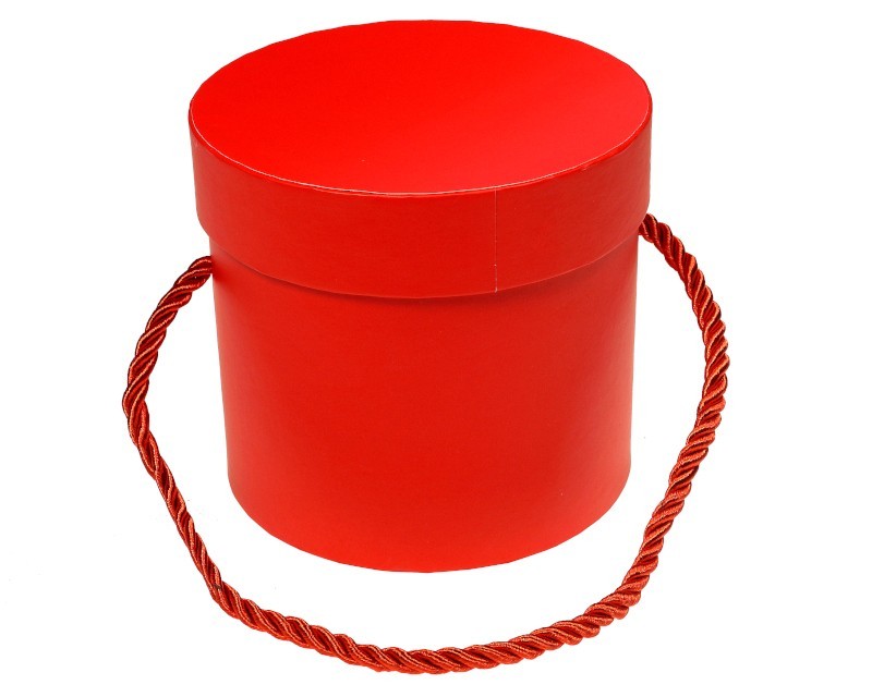 Mini flower box 12 cm x 11 cm - czerwony