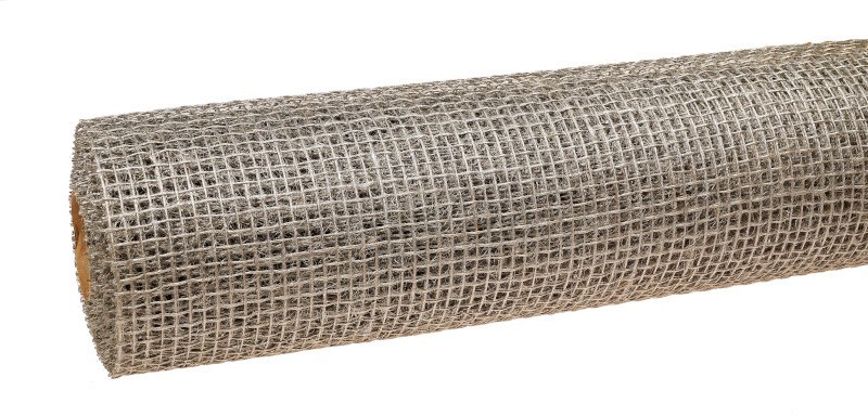 Siatka jutowa 50 cm x 5 y - srebrna
