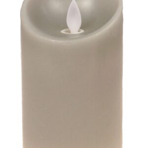 Świeca woskowa LED - szara