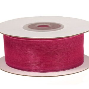 Wstążka szyfonowa 25 mm x 25 y - magenta